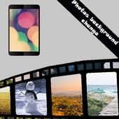 ikon Perubahan Foto latar belakang