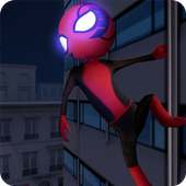 Stickman Rope Spider Warrior:Grand Crime Vice City