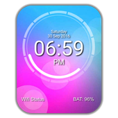 DJ Disc Digital Clock icon