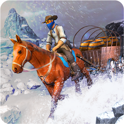 Снежное такси Конный транспорт иконка