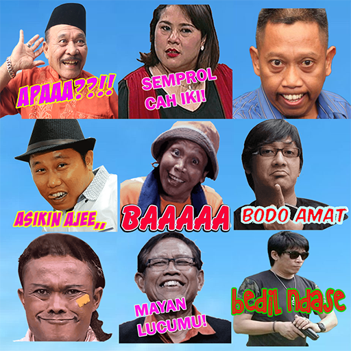 WAStickerApp Komedian Pelawak Cute WA Sticker icon