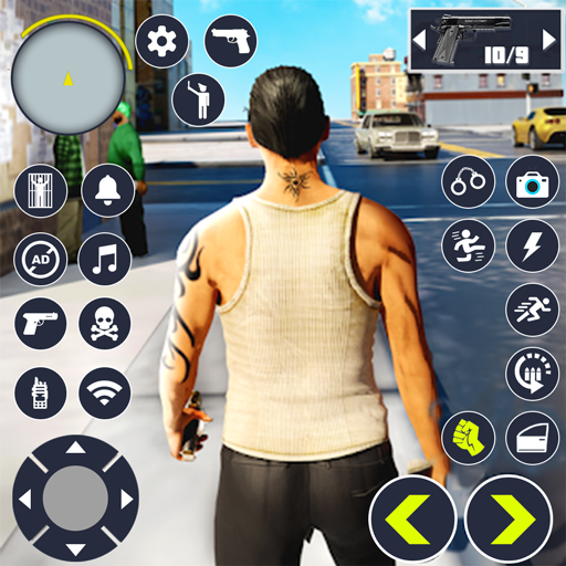 Real Gangster City Crime Games icon
