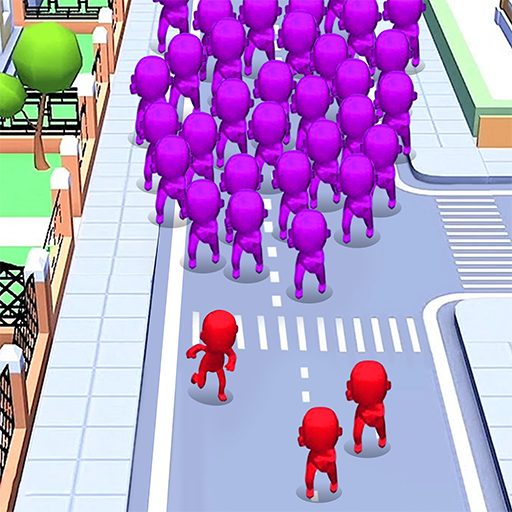 Crowd Run - City in fall.io icon