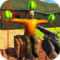 Watermelon shooting game 3D