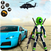 DeaPool US Stickman Rope Hero - Vice Town icon