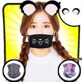 Mouth Masks Camera Photo Editor icon