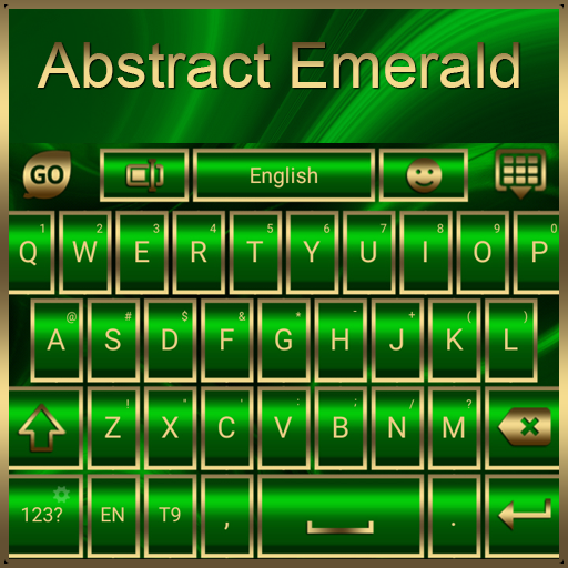 Abstract Emerald Go Keyboard theme icon