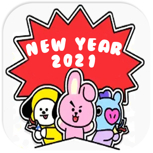 BT21 Happy New Year 2021 - WAStickerApps icon