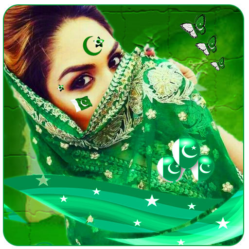 14 August Face Stickers PakFlag Stickers 2019 icon