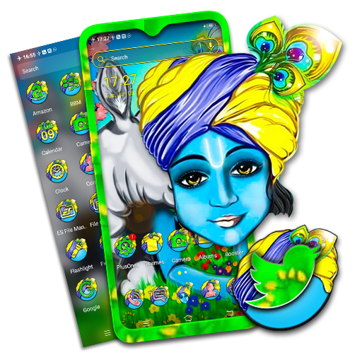 Lord Krishna Theme Launcher icon