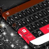 Dark Red Keyboard Theme icon