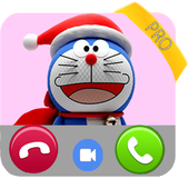 Fake Call From Doreamon Pro icon