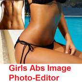 Lady Six Pack Abs physically Body:  photo Editor