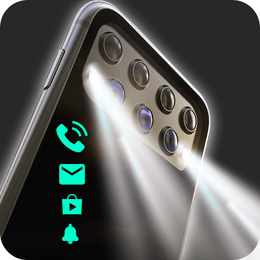 Flashlight on Call &amp; SMS Flash Alerts Notification icon