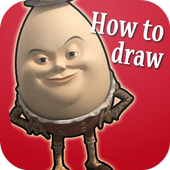 How to Draw Humpty Dumpty icon