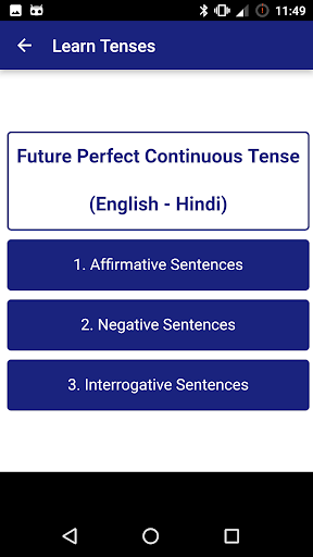 Learn Tenses Hindi & English screenshot 5