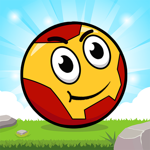 Red Hero Ball: Roller Ball 4 أيقونة