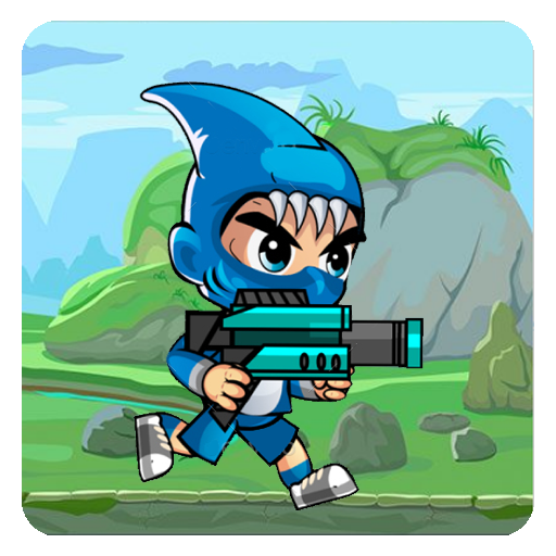 Boy Shark Shooter and Run icon