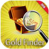 Real Gold Metal Detector - Simulator For Android icon