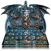 Tastiera Skull in metallo icon