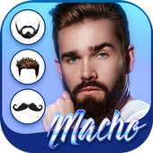 Macho Man Makeover App - Hairstyle Photo Editor