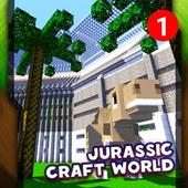 Map Jurassic Craft World  - maps for minecraft pe icon