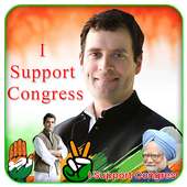 Congress Party Photo Frame Maker on 9Apps