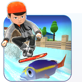 Water Surfing : Slide on Water icon