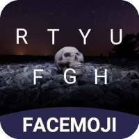 Star Skull  Emoji Keyboard Theme for Whatsapp