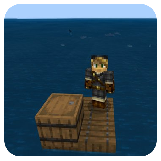 lockicraft one block raft mcpe icon