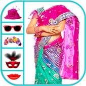 Girls Half Saree Photo Editor