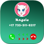 Call from cat talking angela icon
