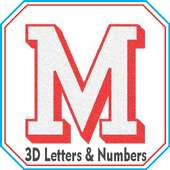 Draw 3D Alphabet Letters & Numbers Step by Step on 9Apps