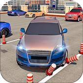 luxury car parking simulator game icon