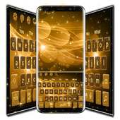 Classic Simple Gold Keyboard Theme on 9Apps