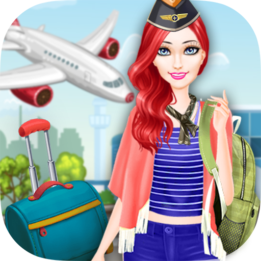 لعبة تلبيس مضيفة الطيران - الع أيقونة