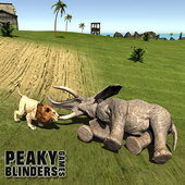 Lion vs Elephant Sim icon