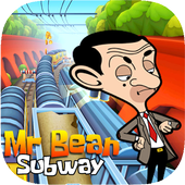 Mr 3D Bean - Subway Run icon