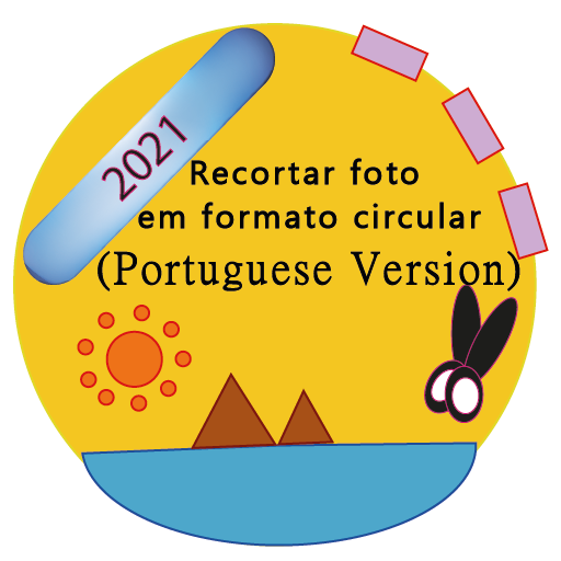 Recortar foto em formato circular icon