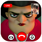 Scary Techer Call You - Fake video call Prank icon