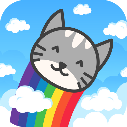 Rainbow Cat – Eat and Grow Worm Io - Battle Royale icon