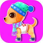 Mommy Dog's Newborn Puppy Baby icon