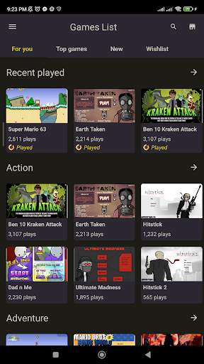 Flash Game for Mobile 2023 screenshot 1