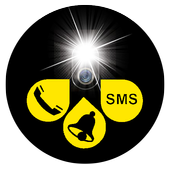 Flash Alert On Call SMS &amp; Notification icon