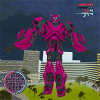 Super Hero Robot Car Transform Gangster Crime