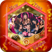 New Year Video Maker icon