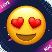 Love Hug Emojis Stickers