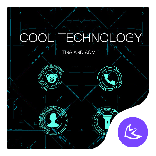 Cool Technology APUS Launcher theme icon