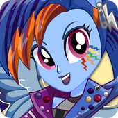 Rainbow dash Dress up icon