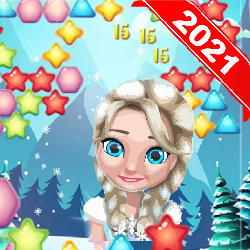Bubble Frozen Shooter Offline Game icon